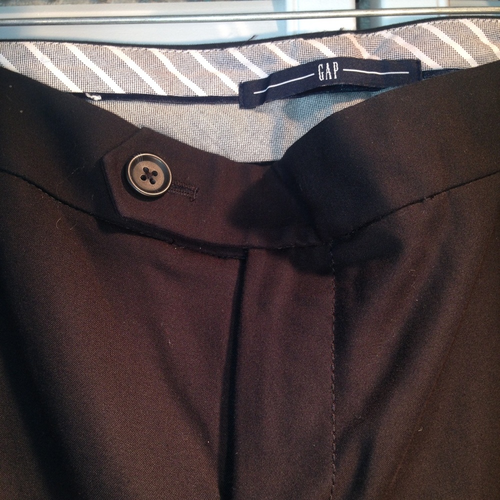 Gap Women Dress Pants Size 10 Long Black
